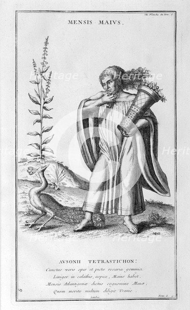 A representation of May, 1757.  Artist: Bernard de Montfaucon