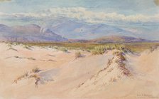 Sand Dunes, Harlech, North Wales, 1899. Creator: George Elbert Burr.
