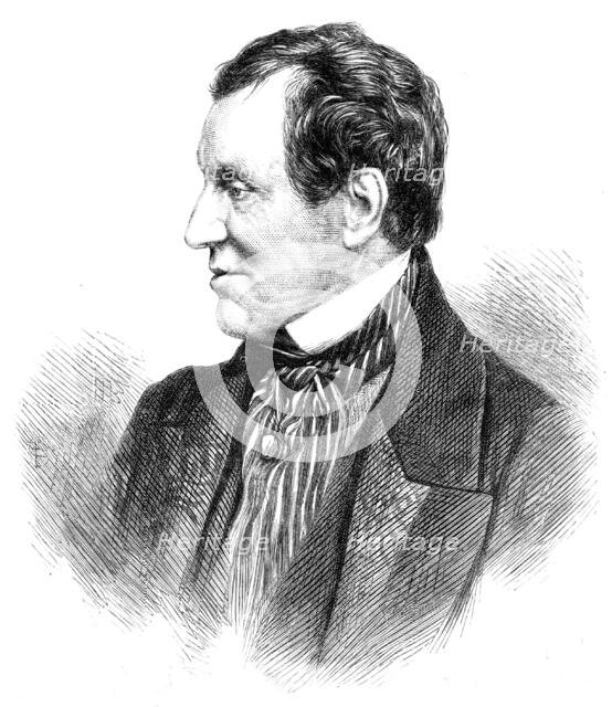 The late Sir James Emerson-Tennent, Bart., K.C.B., 1869. Creator: Unknown.