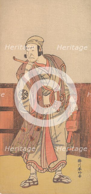The First Nakamura Nakazo in the role of Shimada no Hachizo, 4th month, 1783. Creator: Katsukawa Shunko.