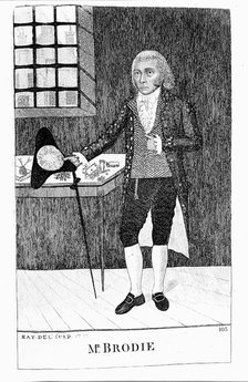 William Brodie, Scottish cabinetmaker and criminal, 1788. Artist: John Kay