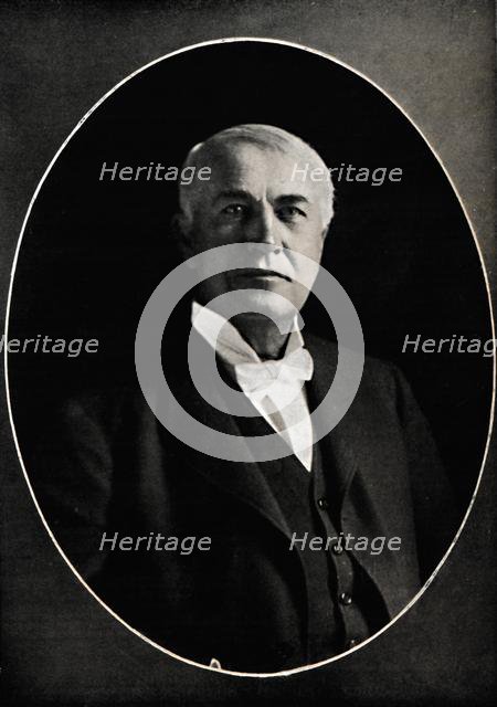 'Thomas Edison, the Wizard of the West', c1880s, (1914).  Creator: Emilie Bieber.