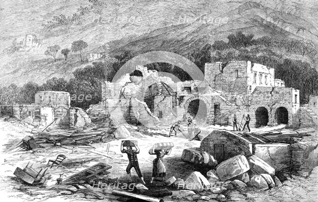 Part of Casamicciola, Isle of Ischia, after the earthquake, 1881. Creator: Unknown.