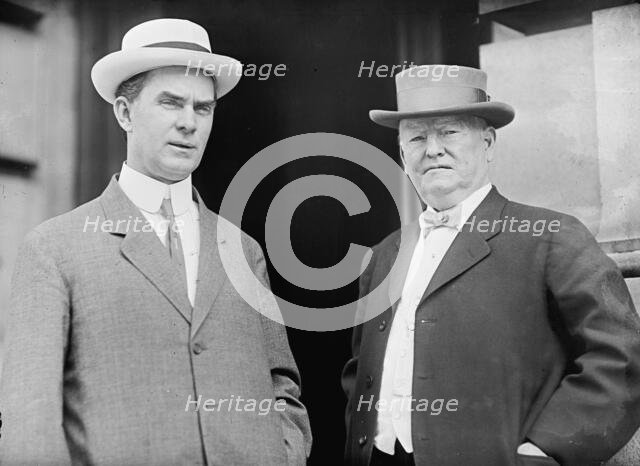 Democratic National Convention - Robert Lee Henry, Rep. from Texas And Col. R.M. Johnston..., 1912. Creator: Harris & Ewing.