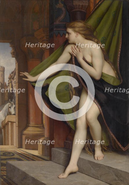 Lady Godiva, 1870. Creator: Van Lerius, Jozef (1823-1876).