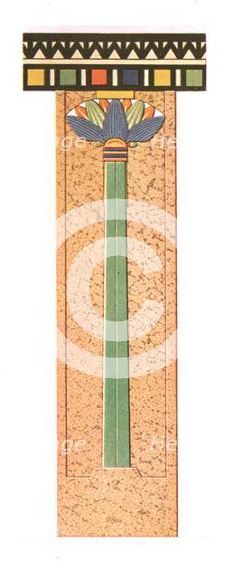 Column, Zawijet el Mêtîn, Egypt, (1928). Creator: Unknown.