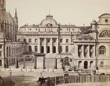 Palace of Justice, Paris, between 1860 and 1870. Creator: Edouard Baldus.