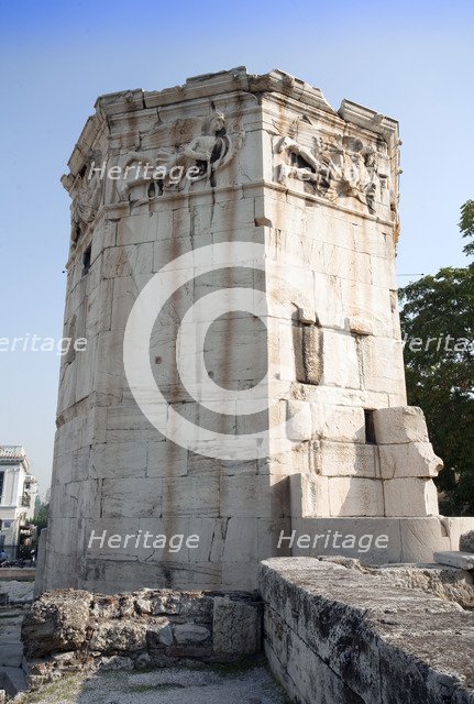 The Tower of the Winds, Roman Agora, Athens, Greece. Artist: Samuel Magal