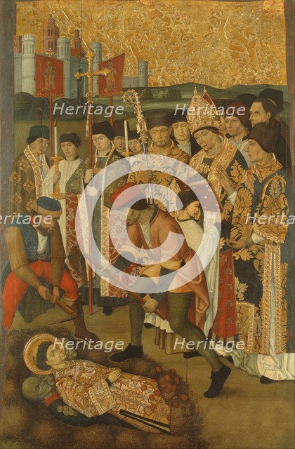 The Invention of the Body of Saint Stephen. Artist: Vergós Family (active End of 15th cen.y)