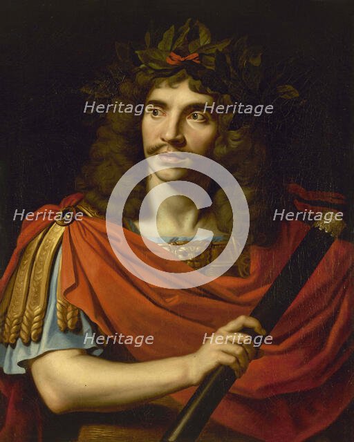 Molière in the role of Julius Caesar in "La Mort de Pompée" by Pierre Corneille, 1656. Creator: Mignard, Nicolas (1606-1668).
