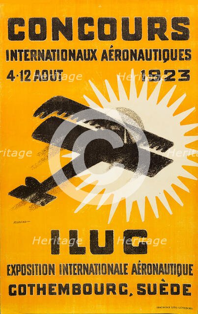 Concours Internationaux Aéronautiques , 1923. Creator: Meurling, Carl (1879-1929).