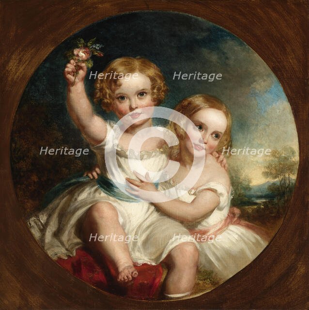 The Artist's Children, 1847. Creator: John Wood.
