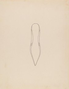 Woman's Slipper, 1935/1942. Creator: Unknown.