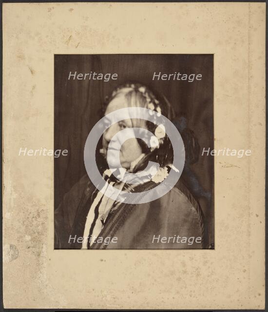 Portrait of an old woman, 1878-1896. Creator: Samuel Alexander Walker.