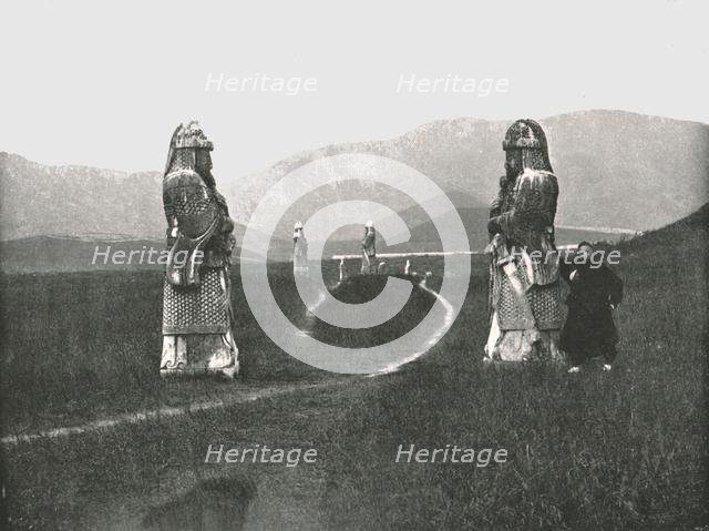 The approach to the City, Nankin, China, 1895.  Creator: W & S Ltd.