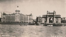 'Bombay - Taj & Gateway', c1930.  Creator: Unknown.