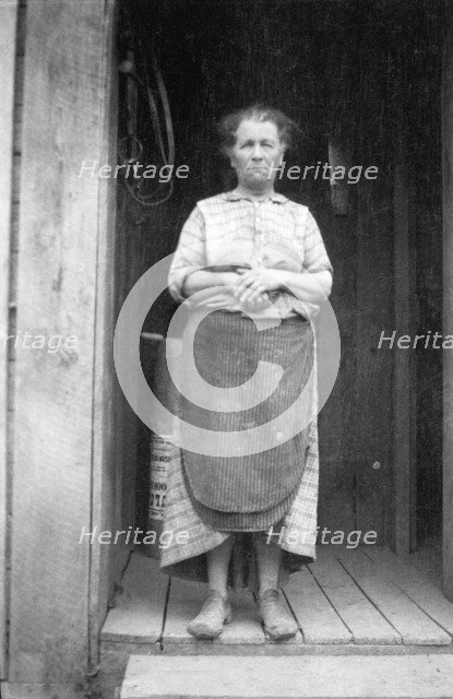 Cis Jones, Goose Creek, Manchester, Clay County, Kentucky, USA, 1916-1918. Artist: Cecil Sharp