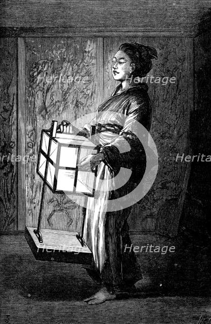 Sketches in Japan: Night, 1873. Creator: Unknown.