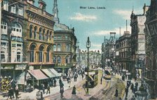 Boar Lane, Leeds, c1905. Artist: Unknown.