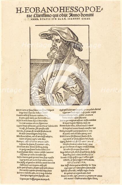 Eobanus Hess, 1526. Creator: Albrecht Durer.