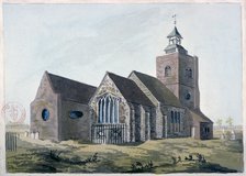 Church of St Mary the Virgin, Leyton, Waltham Forest, London, 1799. Artist: Anon