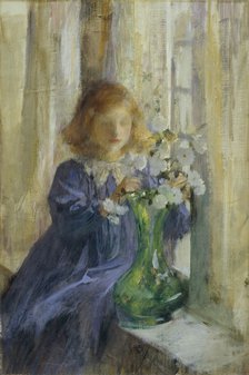 'The green vase', 1882-1923. Artist: James Jebusa Shannon