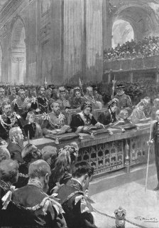 'The Thanksgiving Service for the Recovery of the Prince of Wales...1872', (1901).  Creator: Unknown.