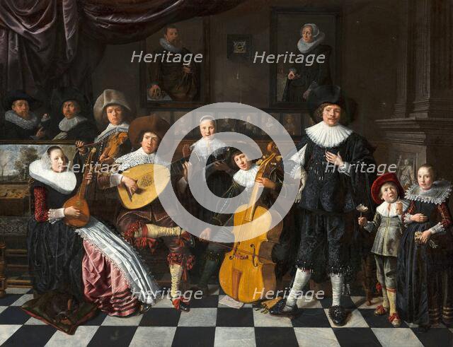 Self-Portrait with Family Members, 1630-1640. Creator: Molenaer, Jan Miense (c. 1610-1668).