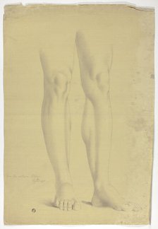 Legs after Antique Statue of Standing Figure, 1775. Creator: John Downman.
