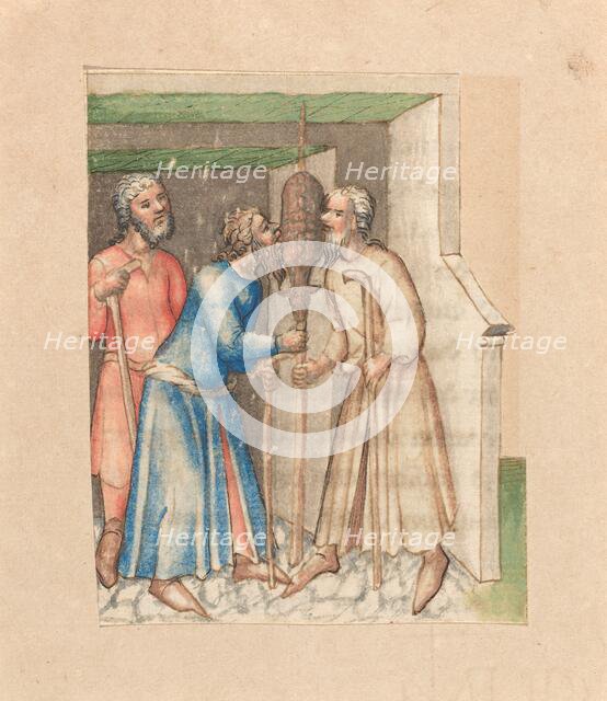 Eating Sacrificial Lamb, c. 1420/1430. Creator: Unknown.