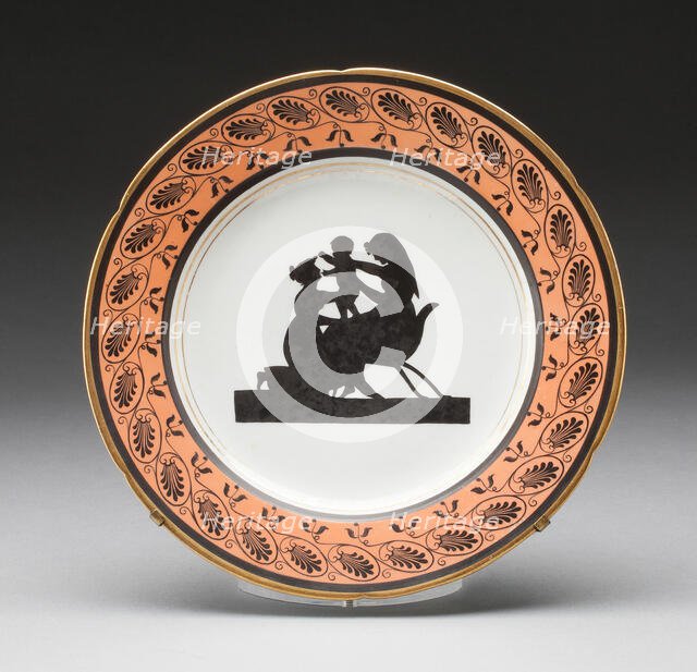 Plate, Coalport, c. 1805. Creators: Coalport Porcelain Factory, William Locke the Younger.