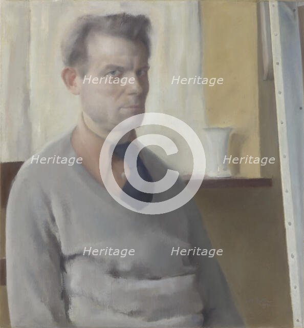 Self Portrait, 1941. Creator: Pieter Rottie.