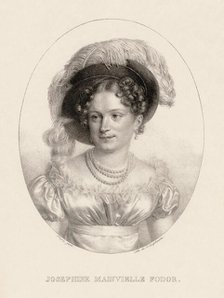 Portrait of opera singer Joséphine Fodor (1789/93-1870), 1815. Creator: Singry, Jean-Baptiste (1782-1824).