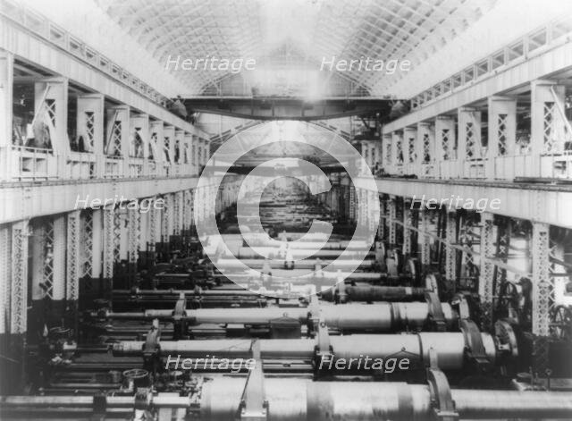 Interior of U.S. gun shop, Washington Navy Yard, 1903. Creator: Frances Benjamin Johnston.