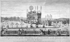 Green Park, Westminster, London, 1749. Artist: P Angier