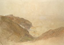 View of Clovelly, Devon, ca. 1848-49. Creator: Samuel Palmer.