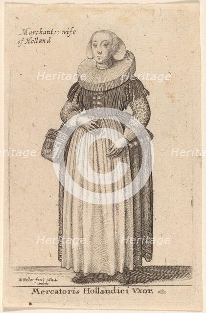 Mercatoris Hollandici Vxor, 1644. Creator: Wenceslaus Hollar.