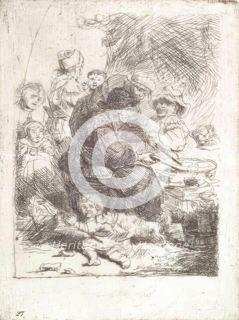 The Pancake Woman (after Rembrandt),  (c1635), c1800-1842. Creator: Andrew Geddes.