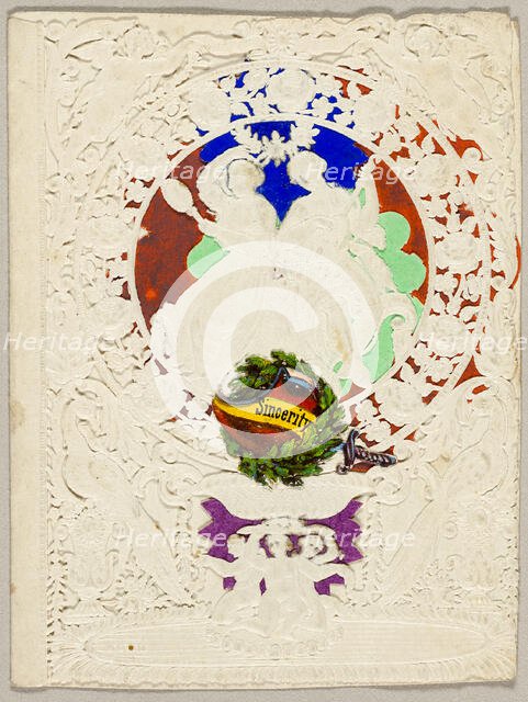Sincerity (valentine), 1840/50. Creator: Thomas Wood.