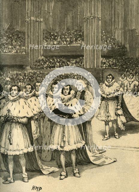 Coronation of King William IV: the royal procession, Westminster Abbey, London, 1830 (c1890). Creator: Unknown.