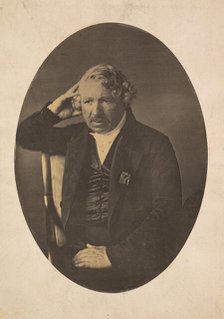 Louis-Jacques-Mandé Daguerre, ca. 1860. Creator: John Jabez Edwin Mayall.