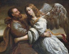 Jacob Fighting the Angel, 17th century. Creator: Jurgen Ovens.