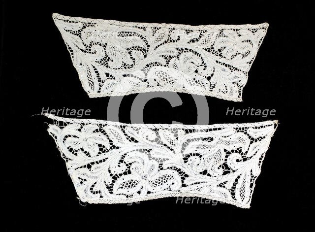 Cuffs, Italian, fourth quarter 17th century. Creator: Unknown.