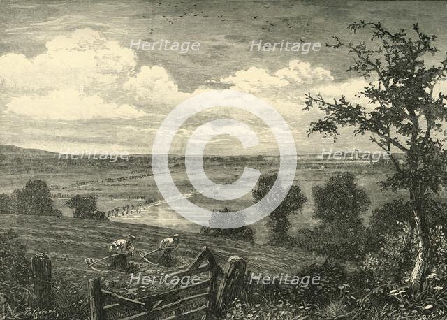 'Sedgemoor, from Middlezoy', 1898. Creator: Unknown.