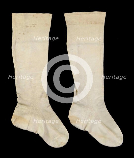 Stockings, American, 1807. Creator: Unknown.