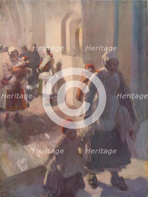 'Matins on Christmas Day', c1912. Artist: Anders Leonard Zorn.