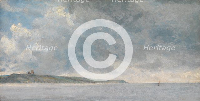Coastal Scene with Cliffs, ca. 1814. Creator: John Constable.