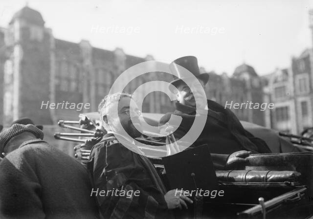 Taft at City College - Prof. Schuyler, 1912. Creator: Bain News Service.