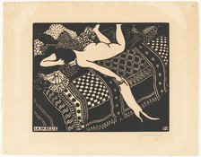 La paresse (Laziness), 1896. Creator: Félix Vallotton.