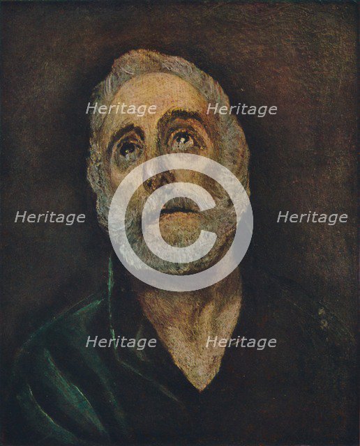 'Heiliger Petrus', (Saint Peter), c1590-1600, (1938). Artist: El Greco.